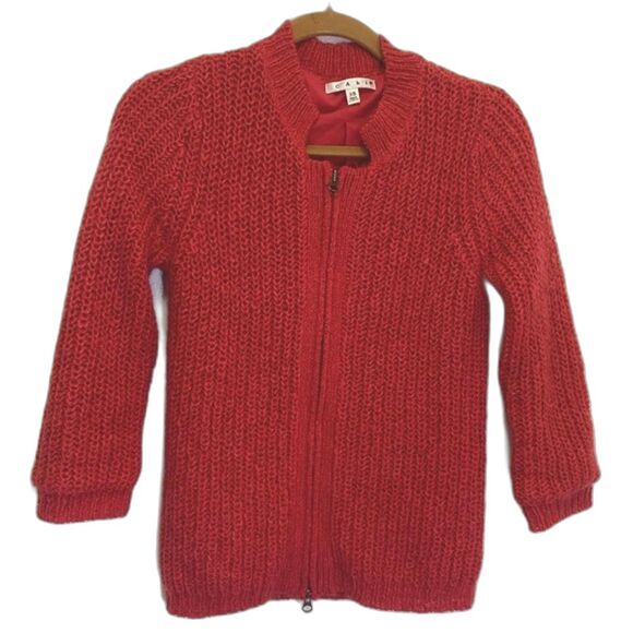 CABI #620 - Mohair Blend Chunky Full Zip Cardigan Sweater - Women's size XS - Picture 1 of 6